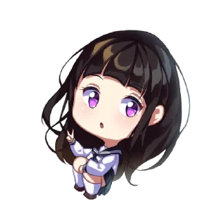 ✌️ emoji Eru chitanda @animestickerchannel Telegram sticker 14 of 50