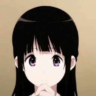 🥺 emoji chitanda eru @TikelAnimeXixixi Telegram sticker 9 of 20