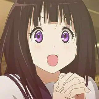 Sticker from Chitanda eru - @animestickersid
