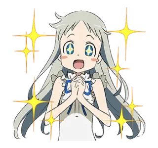 🤩 emoji Anohana @animestickerchannel Telegram sticker 7 of 74