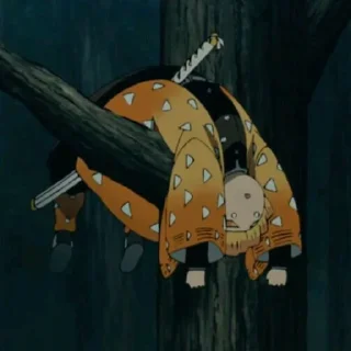 Sticker from Agatsuma zenitsu @anime_stickers_alone