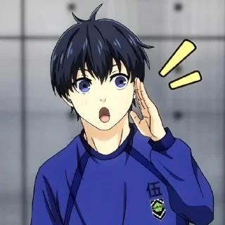Sticker from Isagi Yoichi — @StickerAnimesp