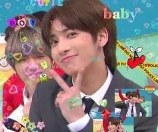❤️ emoji Tae" Telegram sticker 14 of 16