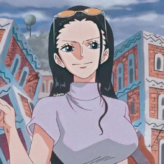 📚 emoji Nico Robin by: @neptoonshelp Telegram sticker 16 of 26