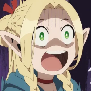 😨 emoji Dungeon Meshi @ZackBloodshot Telegram sticker 7 of 13