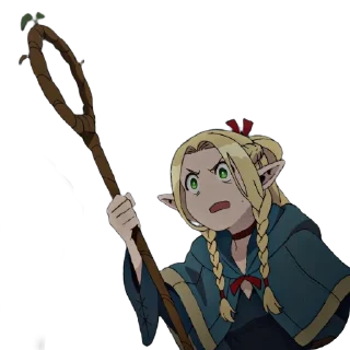 🤔 emoji Dungeon Meshi @AnimeLibrary_Stickers Telegram sticker 11 of 75