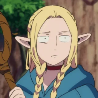 😑 emoji Dungeon Meshi @ZackBloodshot Telegram sticker 12 of 13