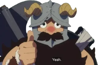 👍 emoji Dungeon Meshi @AnimeLibrary_Stickers Telegram sticker 16 of 75