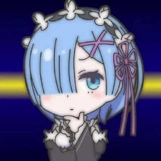 🐳 emoji ⭑ ࣪ 𔒌 Rem  ׁ ⃘໑ ֺ @cupidreams ໒꒱ʾʿ˒˓ Telegram sticker 14 of 40