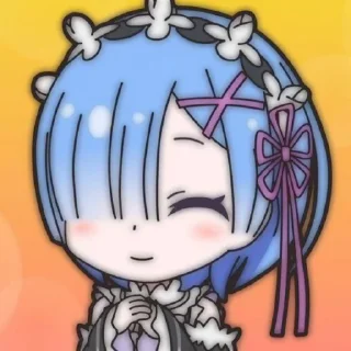 🐳 emoji ⭑ ࣪ 𔒌 Rem  ׁ ⃘໑ ֺ @cupidreams ໒꒱ʾʿ˒˓ Telegram sticker 15 of 40