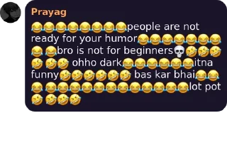 😑 emoji Heavy Comedy Pack | @itzprayag Telegram sticker 17 of 21