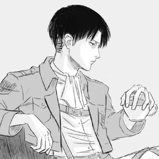 ⚔ emoji levi ackerman @gcdsinner Telegram sticker 21 of 25
