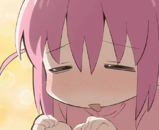 😢 emoji ぼっち・ざ・ろっく！(@sticker_freehk) Telegram sticker 16 of 50