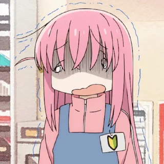 🤪 emoji ぼっち・ざ・ろっく！(@sticker_freehk) Telegram sticker 24 of 50