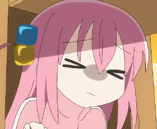 😍 emoji ぼっち・ざ・ろっく！(@sticker_freehk) Telegram sticker 17 of 50