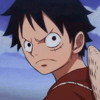 Sticker from Luffy @animecuteth