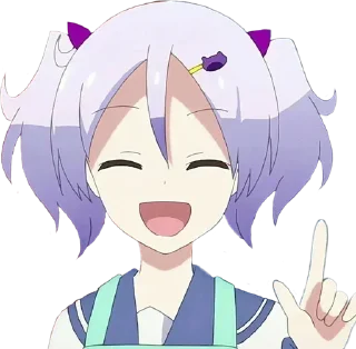 💜 emoji Tonikaku Kawaii ➜ @AnimeStickersIndo Telegram sticker 22 of 35