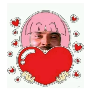 ❤️ emoji Psycho sticker🤐🤐 Telegram sticker 11 of 108