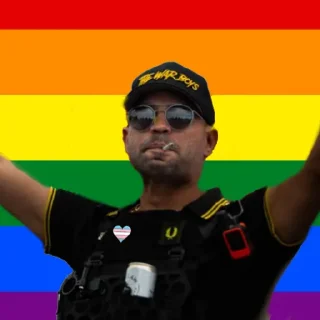 Sticker from Proud Boys
