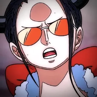 😎 emoji Nico Robin by : @nisaasticker Telegram sticker 20 of 75
