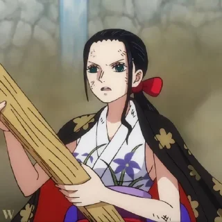 😶 emoji Nico Robin by : @nisaasticker Telegram sticker 14 of 75