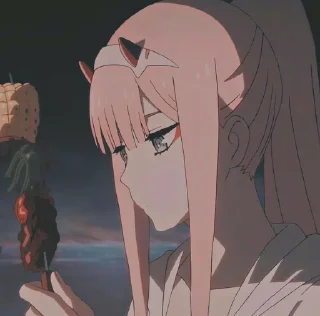 Sticker from Zero Two-! @XyerenCakep
