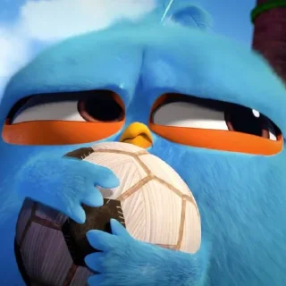 ♾ emoji angry bird v3 @fotbarpi Telegram sticker 9 of 28