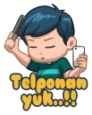 🤗 emoji LDR Couple Story @Tikelmu Telegram sticker 4 of 81