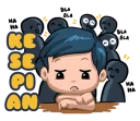 😢 emoji LDR Couple Story @Tikelmu Telegram sticker 9 of 81
