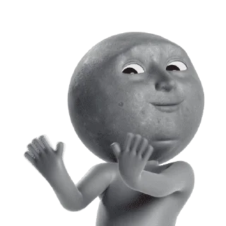 🤮 emoji Mr n Mrs Moon Telegram sticker 6 of 29