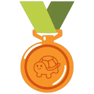 🥉 emoji Turtles 3 @u1f422 Telegram sticker 21 of 101