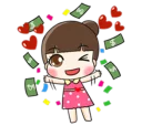 💵 emoji Girl Telegram sticker 11 of 120