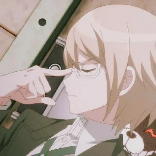 🐚 emoji Byakuya Togami || AnimeStickerPack Telegram sticker 9 of 29