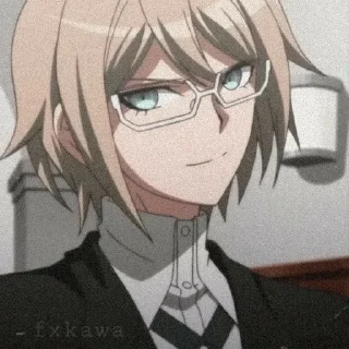 🐚 emoji Byakuya Togami || AnimeStickerPack Telegram sticker 16 of 29