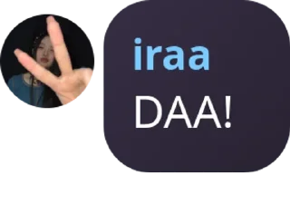 🤍 emoji iraa pcr ruto Telegram sticker 6 of 61