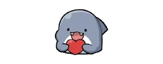 🦈 emoji • moon • Telegram sticker 7 of 35