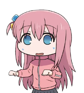 ☃️ emoji Anime Chibi. @Anime_Sticker_noob Telegram sticker 6 of 52