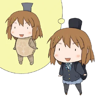 ☃️ emoji Anime Chibi. @Anime_Sticker_noob Telegram sticker 14 of 52