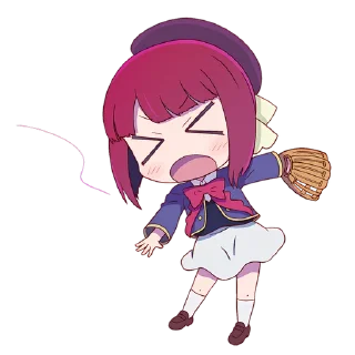 ☃️ emoji Anime Chibi. @Anime_Sticker_noob Telegram sticker 24 of 52