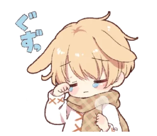 😢 emoji rabbit boy Telegram sticker 15 of 25