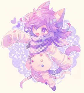 🐱 emoji 🍇 𝕂𝕠𝕜𝕚𝕔𝕙𝕚 𝐎𝐔𝐌𝐀 🍇 Telegram sticker 9 of 73
