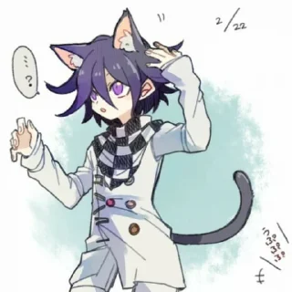 🐱 emoji 🍇 𝕂𝕠𝕜𝕚𝕔𝕙𝕚 𝐎𝐔𝐌𝐀 🍇 Telegram sticker 21 of 73