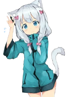 😥 emoji Sagiri Izumi @AnimeStickersIndo Telegram sticker 8 of 45