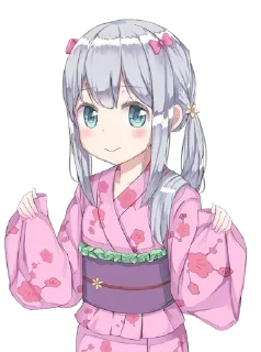 ☺️ emoji Sagiri Izumi @AnimeStickersIndo Telegram sticker 19 of 45