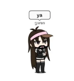 👍 emoji gacha life dafa Telegram sticker 24 of 32