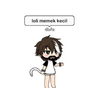 😜 emoji gacha life dafa Telegram sticker 20 of 32