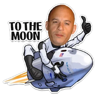 🚀 emoji Torreto Token Telegram sticker 8 of 10