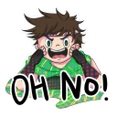 Sticker from JOJO