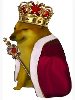 🤴 emoji Cheems Boi (@CalsiBot) Telegram sticker 11 of 78