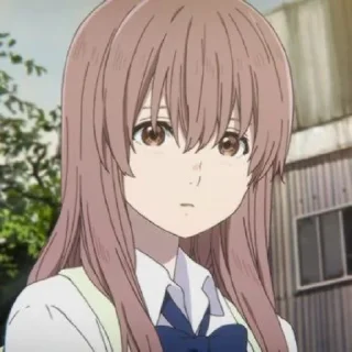 🖤 emoji shoko nishimiya Telegram sticker 5 of 21